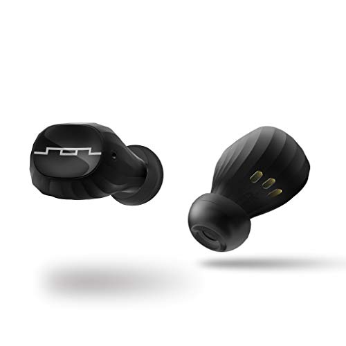 SOL REPUBLIC Amps Air 2.0 bluetooth Ohrhörer In-Ears schwarz 3-Stunden-Spielzeit/Ladeetui für bis zu 15 Ladungen, Premium Sound Kopfhörer, Regen- und Schweißresistent, Kompakt und tragbar von SOL Republic