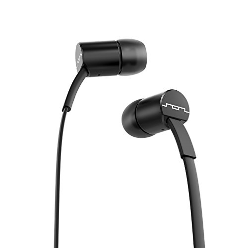 SOL Republic Jax In-Ear Kopfhörer, Geräuschisolierende, kabellose Ohrhörer mit Mikrofon + 1-Knopf-Steuerung, hochwertiger Klang mit kräftigem Bass, 4 Ohrstöpselgrößen für ideale Passform, black von SOL Republic