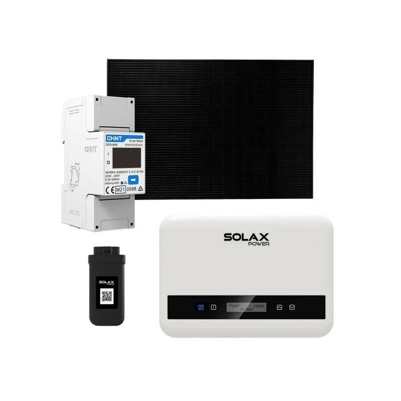 Solax 1,1kWp Mini PV-Anlage mit X1 G4 und 1200W Solarpanele mit 0% MwSt nach §12 Abs. 3 UstG von SOLAX Power