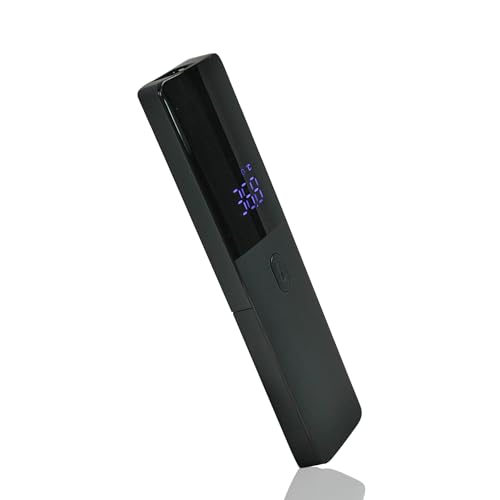 Berührungsloses Infrarot-Thermometer mit LCD-Display - Thermometer für Erwachsene, Kinder, Baby - Stirnthermometer DIstance - Schwarz - Mit Temperaturalarm und Signalton - Einfach zu bedienen. Berührungsloses Infrarot-Thermometer mit LCD-Display - Thermometer für Erwachsene, Kinder, Baby - Stirnthermometer DIstance - Schwarz - Mit Temperaturalarm und Signalton - Einfach zu bedienen. von SOLDELA