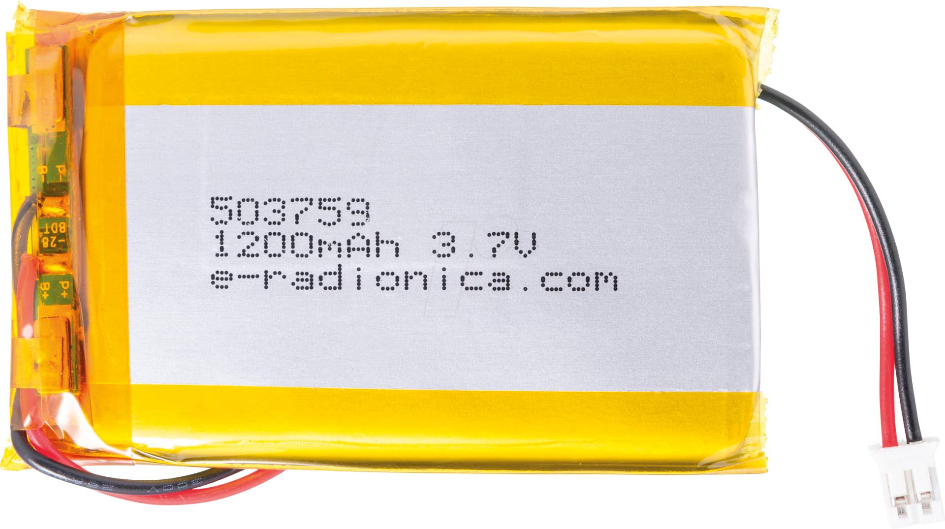 AKKU SOLD333282 - Li-Ion Akku, SOLDERED 333282, 1200 mAh, 3,7 V von SOLDERED