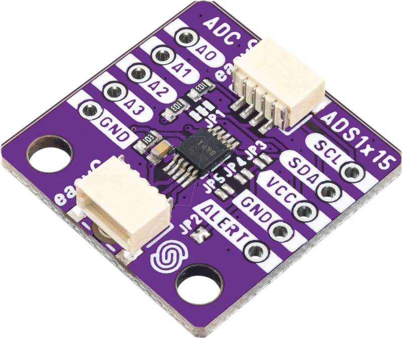 DEBO ADC 12BIT - Entwicklerboards - ADC, 4 Kanal, 12-Bit, ADS1015 von SOLDERED
