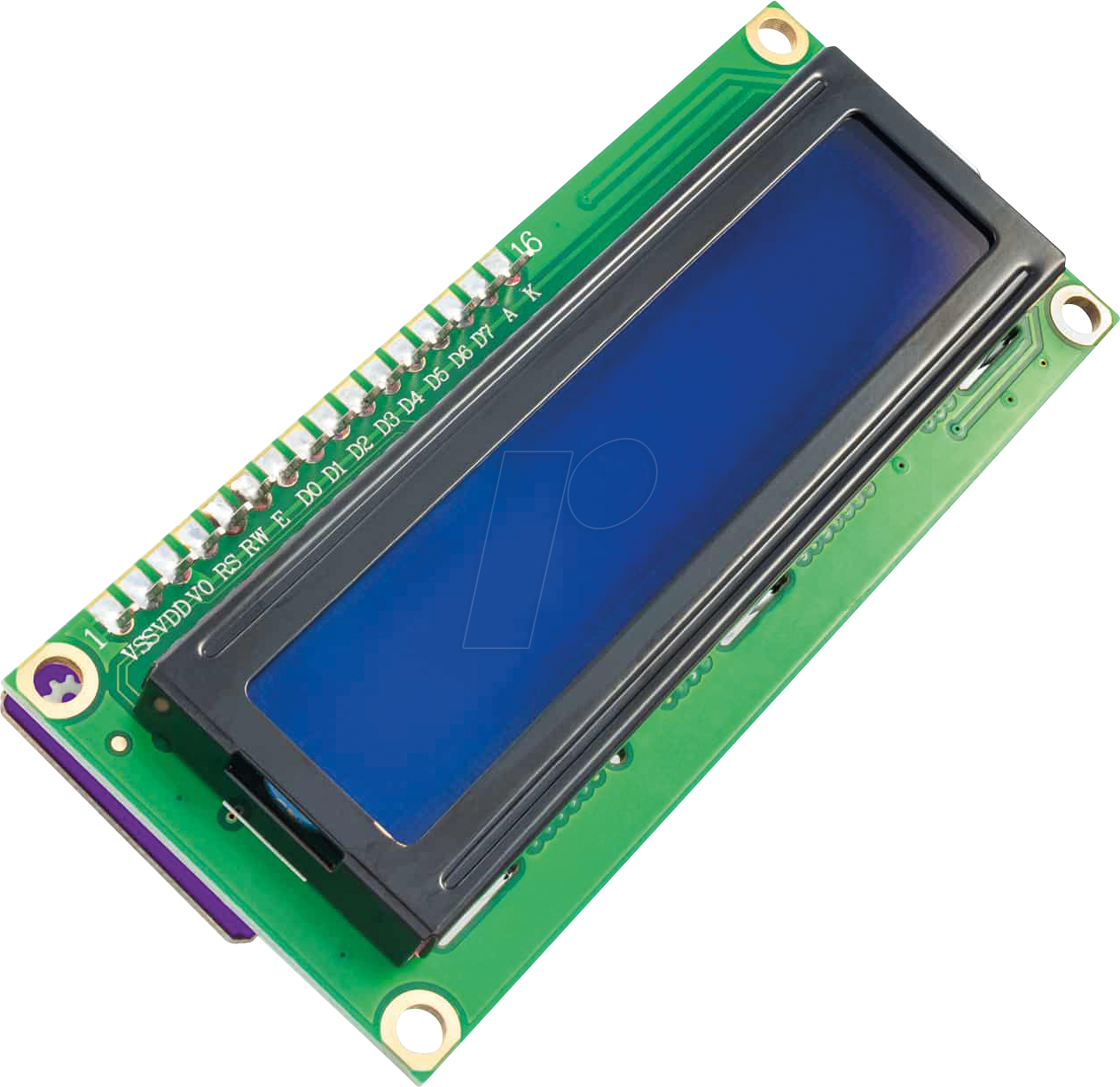 DEBO LCD 16X2 B2 - Entwicklerboards - Display mit easyC, 16 x 2 Z., blau von SOLDERED