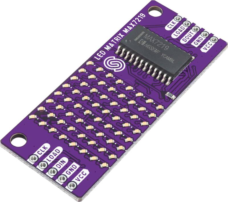 DEBO LED 8X8 WT - Entwicklerboards - LED-Modul, 8x8 SMD, weiß von SOLDERED