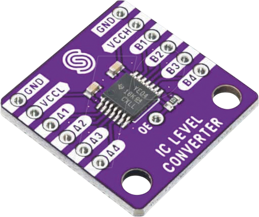 DEBO LLC 4CH 2 - Entwicklerboards - TTL Logic Level Converter, 4 Kanäle, TXB0104 DEBO LLC 4CH 2 - Entwicklerboards - TTL Logic Level Converter, 4 Kanäle, TXB0104 von SOLDERED