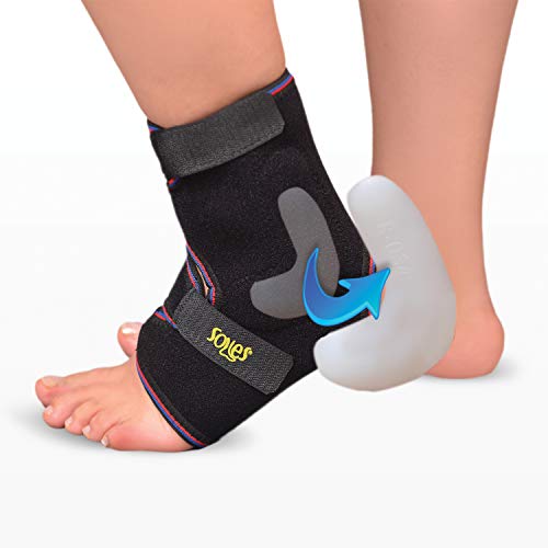 SOLES Malleolus Knöchelstütze Atembarer Neopren - Eine Größe Passt die meisten - Beide Füße Passen - Weich,Flexibel Bequem Reduziert Schmerzen Und Verhindert Verletzungen - Stabilisieren Knöchel von SOLES