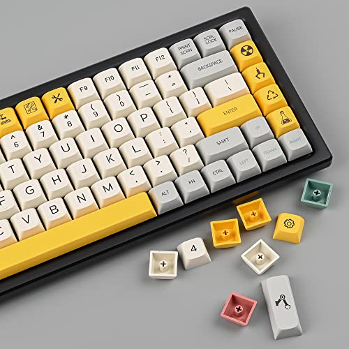 SOLIDEE 135 Tasten pbt keycaps,pbt keycaps xda Profile,EIN kompatibel mit Cherry mx-Schalter ist eine mechanische Tastatur,mechanische Gaming-Tastatur(Heavy Industry) von SOLIDEE