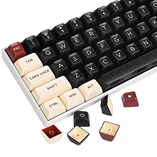 SOLIDEE 150 Tastenkappen 60 Prozent 150 Tasten Double Shot PBT Custom Gaming Keycaps ASA-Profil für ANSI ISO Layout 60% 65% 95% Mechanische Tastatur (Rome) von SOLIDEE