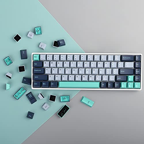 SOLIDEE PBT Hammerhead Keycaps, 171 Tastenkappen, Double Shot Keycaps, Cherry Profile Custom Keycaps für Cherry Gateron MX Switches Mechanische Tastatur(Hammerhead) von SOLIDEE