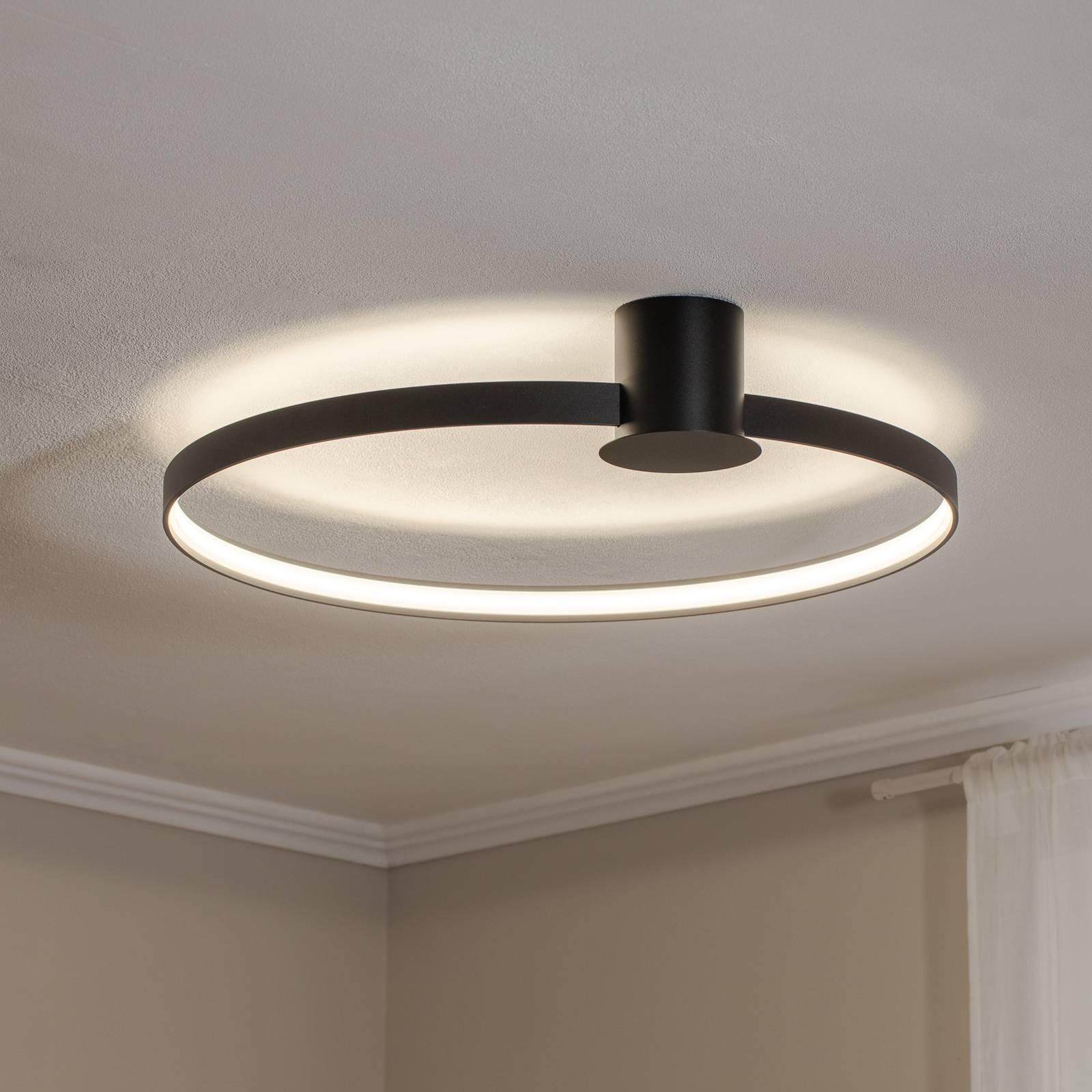 LED-Deckenleuchte Rio 78, Ra95, 4.000 K, schwarz LED-Deckenleuchte Rio 78, Ra95, 4.000 K, schwarz von SOLLUX LIGHTING