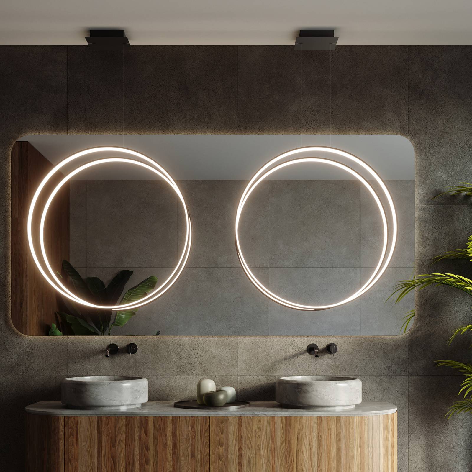 LED-Hängeleuchte Rio 55, senkrecht 3.000 K schwarz LED-Hängeleuchte Rio 55, senkrecht 3.000 K schwarz von SOLLUX LIGHTING