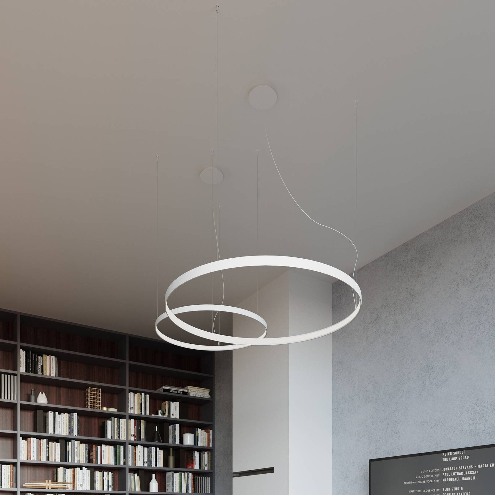 LED-Hängeleuchte Rio 55, waagerecht, 4.000 K, weiß LED-Hängeleuchte Rio 55, waagerecht, 4.000 K, weiß von SOLLUX LIGHTING