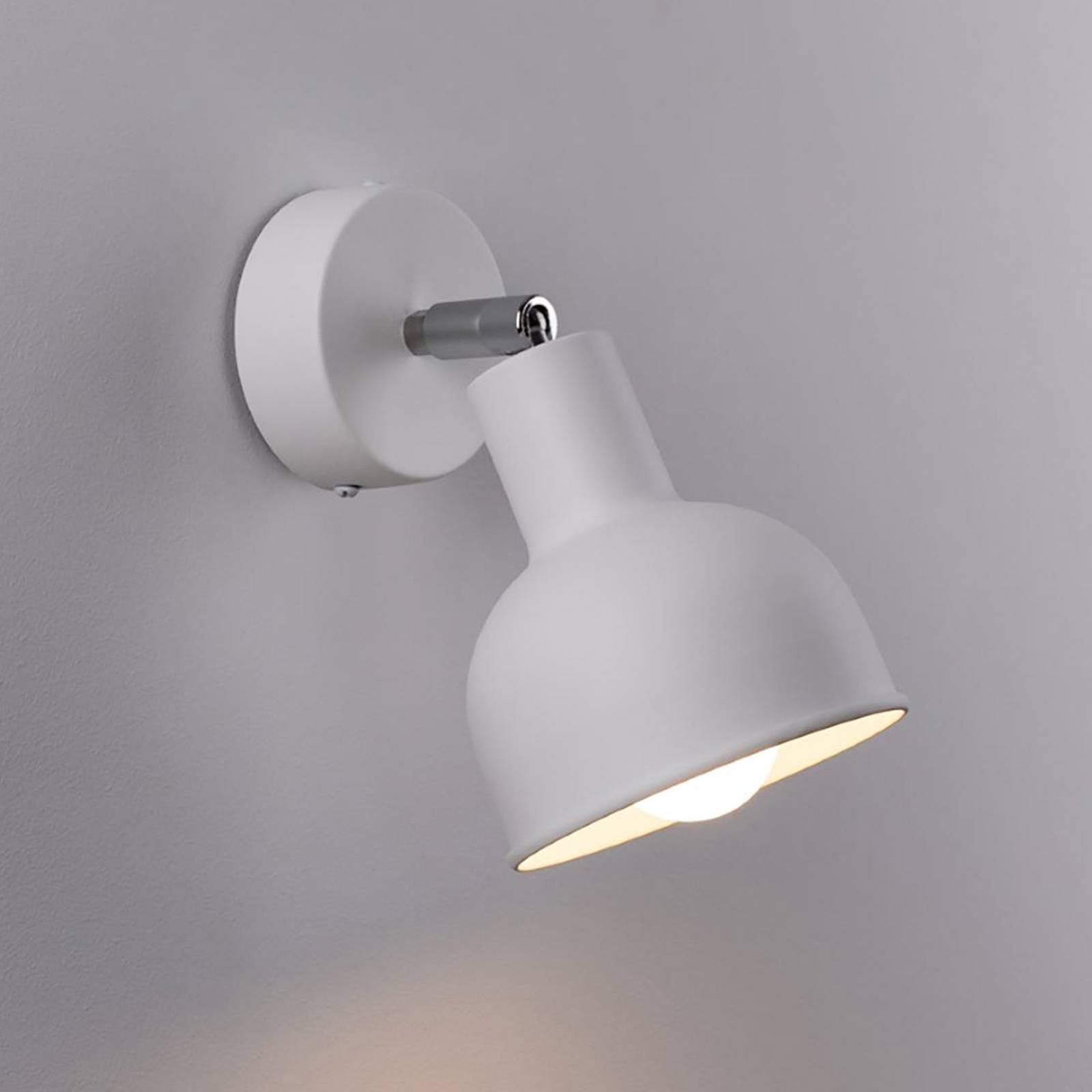 Wandleuchte Elba, weiß, Metall, Ø 19 cm, E27 Wandleuchte Elba, weiß, Metall, Ø 19 cm, E27 von SOLLUX LIGHTING