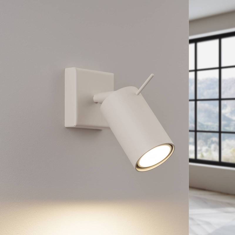 Wandstrahler Ring, beige, Ausladung 16 cm, Stahl von SOLLUX LIGHTING
