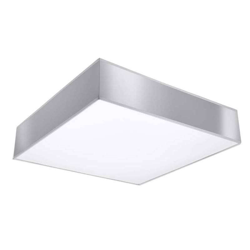 Deckenleuchte, Grau, Stahl, PVC, H 11 cm von SOLLUX lighting