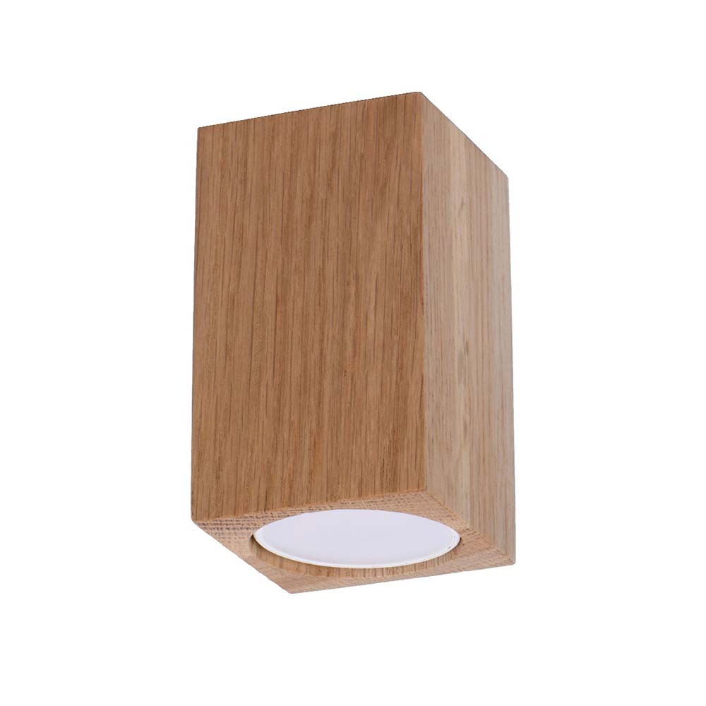 Deckenleuchte, Holz, Eiche, H 10 cm Deckenleuchte, Holz, Eiche, H 10 cm von SOLLUX lighting