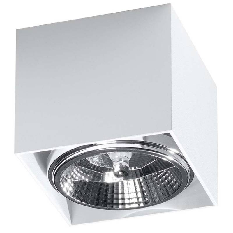 Deckenleuchte, Weiß, ALU, Würfel von SOLLUX lighting