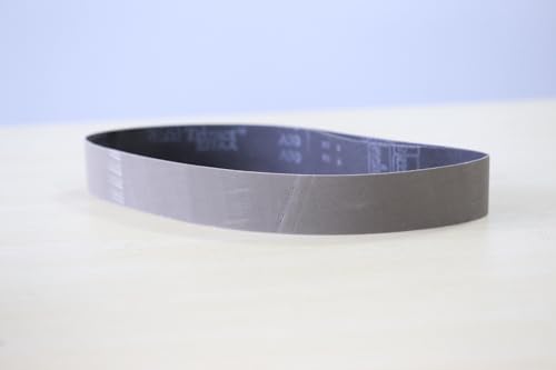 Hergestellt mit 3M Trizact Schleifband Gewebe Vliesband Rohrbandschleifer Schleifmaschinen Messerschleifer Messermacher 50 x 1020mm Grain Size (A030 = P600) von SOLNIT