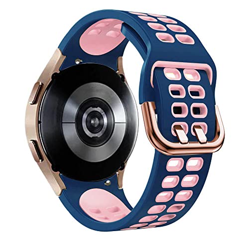 Sportarmband für Samsung Galaxy Watch 6/5/4 40mm 44mm/Galaxy Watch 6 Classic 43mm 47mm/Watch 5 Pro 45mm/Watch 4 Classic 46mm 42mm,Kein Lückenarmband,20mm Silikon Armband für Damen Herren,Blau Rosa Sportarmband für Samsung Galaxy Watch 6/5/4 40mm 44mm/Galaxy Watch 6 Classic 43mm 47mm/Watch 5 Pro 45mm/Watch 4 Classic 46mm 42mm,Kein Lückenarmband,20mm Silikon Armband für Damen Herren,Blau Rosa von SOLOLUP