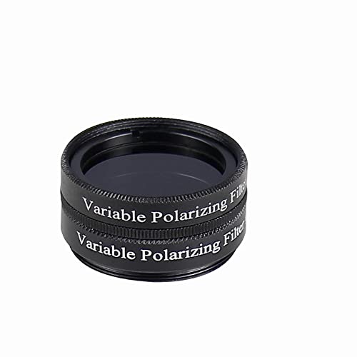 SOLOMARK 1,25" Variabler Polarisationsfilter Nr. 3 für Teleskope und Okulare – Erhöht den Kontrast – Verdunkelt die Sicht progressiv – Reduziert Blendung und erhöht die Details von SOLOMARK