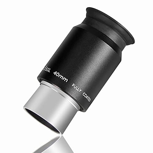 SOLOMARK Teleskop 1,25 Zoll Super-Plossl-Okular 40 mm 4-Element-Plossl-Design mit Gewinde für Standard-1,25-Zoll-Astronomiefilter von SOLOMARK