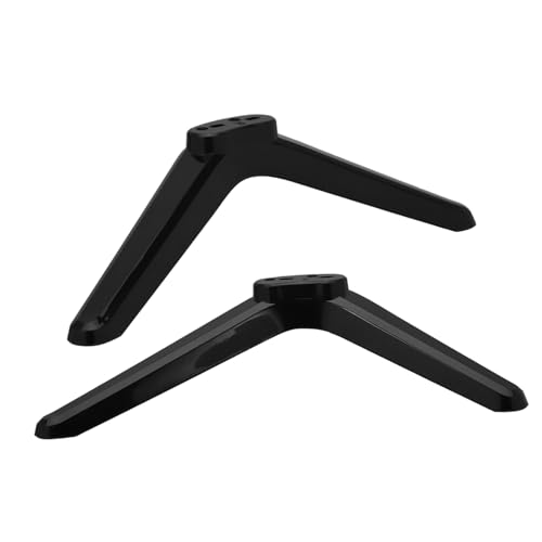 SOLUSTRE 1 Paar TV-Basis TV -Standbeine Ersatz-TV-Beine universeller TV-Ständer TV-Riser-Ständer pp Black von SOLUSTRE