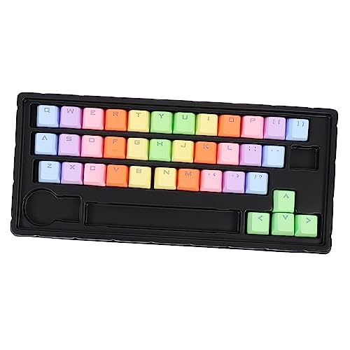SOLUSTRE 1 Satz Tastenkappe Tastatur- Ornament-Sets Computertastaturen Computer Tastatur Beleuchtete Tastatur Farbige Tastatur Tastaturschutz Tastatur Versorgung Pudding Rechner von SOLUSTRE