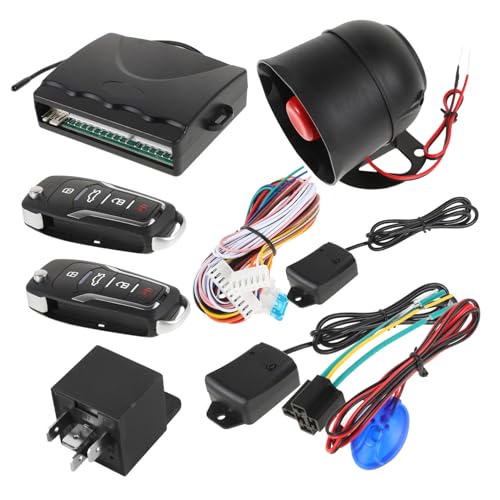SOLUSTRE 1 Set Fernstart Kit Für Motordiebstahl Autoschloss Schlüsselloses Fahrzeug Zentrale Alarmanlage Wegfahrsperre Auto Fernstart Kit Universal Fernstarter Kunststoff SOLUSTRE 1 Set Fernstart Kit Für Motordiebstahl Autoschloss Schlüsselloses Fahrzeug Zentrale Alarmanlage Wegfahrsperre Auto Fernstart Kit Universal Fernstarter Kunststoff von SOLUSTRE