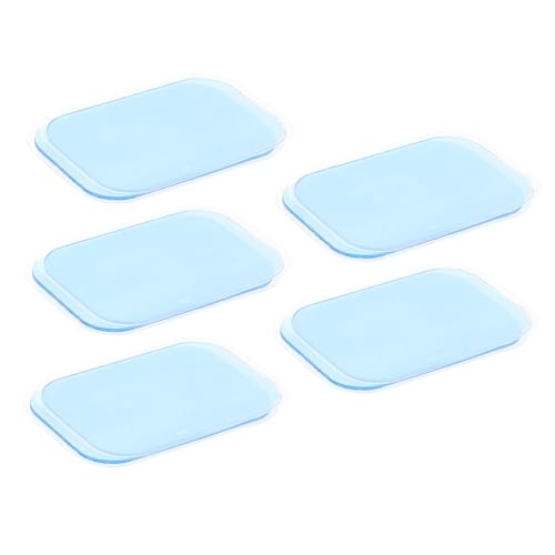 SOLUSTRE 10 Stück Blatt -stimulator-gel-pads Ersatz-gelpads Für Bauchstimulatoren Gelpads Für Bauchtoner Klebepad Massagegerät von SOLUSTRE