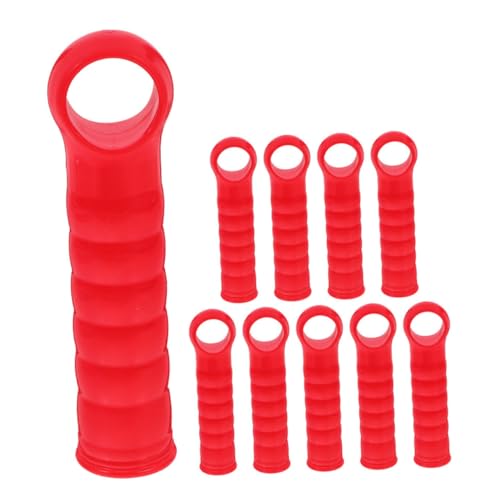 SOLUSTRE 10 Stücke Mopp Griff End Kappe Set Schaum Rohr Vinyl End Kappe Ersatz Für Besen Pole Grip SOLUSTRE 10 Stücke Mopp Griff End Kappe Set Schaum Rohr Vinyl End Kappe Ersatz Für Besen Pole Grip von SOLUSTRE