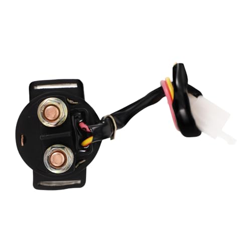 SOLUSTRE 12V Starterrelais Für Motorräder Und Roller Universelles Anlasserrelais Einfach Zu Installieren Verbessert Die Startleistung Kompatibel Mit Verschiedenen Modellen von SOLUSTRE
