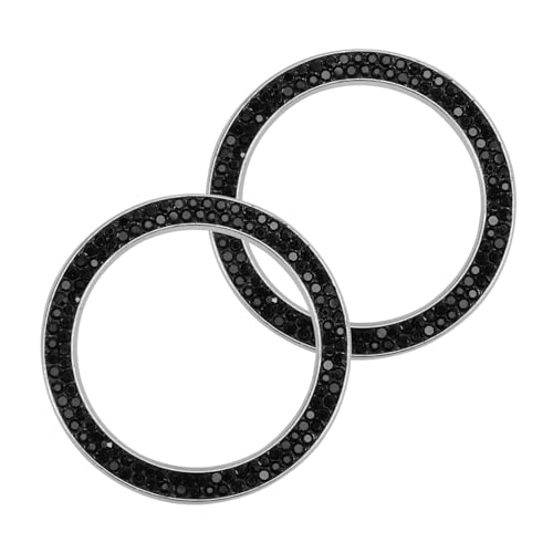 SOLUSTRE 1Paar Strass Motorstart Knopfabdeckung Bling Auto Zubehör für Tasten Start Funktion Passend für Automodelle Stilvolle Fahrzeugdekoration SOLUSTRE 1Paar Strass Motorstart Knopfabdeckung Bling Auto Zubehör für Tasten Start Funktion Passend für Automodelle Stilvolle Fahrzeugdekoration von SOLUSTRE