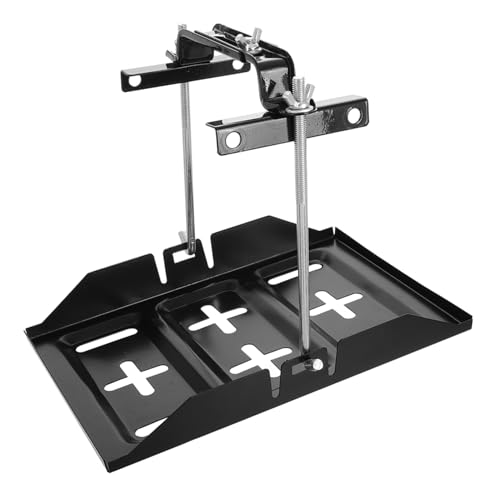 SOLUSTRE 1Satz Verstellbares Batteriefach Klemmen Set aus Metall Universelle Halteschale für Autobatterien für Verschiedene Automodelle Einfache Installation ohne Werkzeug Langlebig SOLUSTRE 1Satz Verstellbares Batteriefach Klemmen Set aus Metall Universelle Halteschale für Autobatterien für Verschiedene Automodelle Einfache Installation ohne Werkzeug Langlebig von SOLUSTRE