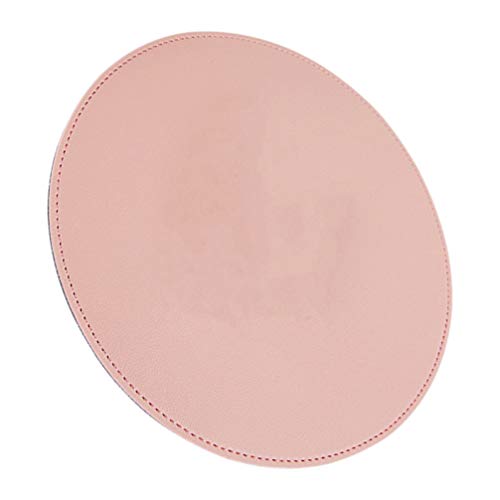 SOLUSTRE 1stk Rundes Mauspad Heimcomputermatte Heimcomputer-pad Bürocomputermatte Haushaltsmatte Matte Dekoration Computerzubehör Gaming-pad Leichte Matte Anti-pad Gepolstert Pvc Rutschfest von SOLUSTRE