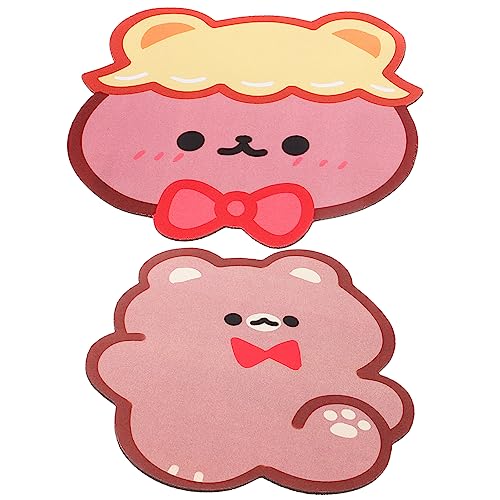 SOLUSTRE 2 STK Mauspad Mousepad-Kissen Mousepad-Matte Nicht-Mousepad Gummi Modellieren SOLUSTRE 2 STK Mauspad Mousepad-Kissen Mousepad-Matte Nicht-Mousepad Gummi Modellieren von SOLUSTRE