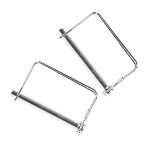 SOLUSTRE 2 Stück Sicherheitskartennadelfixiernadel Pin Sicherungsstifte Paar Abschleppen Kupplungsstiftverriegelung Anhängerkupplungsstift und Clip Zinklegierung Silver SOLUSTRE 2 Stück Sicherheitskartennadelfixiernadel Pin Sicherungsstifte Paar Abschleppen Kupplungsstiftverriegelung Anhängerkupplungsstift und Clip Zinklegierung Silver von SOLUSTRE