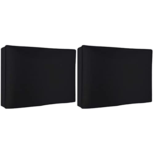 SOLUSTRE 2 Stücke Monitor Bildschirm Hülse Oxford Tuch Abdeckung Weihnachten Thanksgiving Halloween Familie Freunde Desktop-Computer von SOLUSTRE