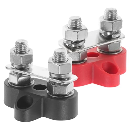 SOLUSTRE 2Stücke Kfz Stromverteilungsblock Batterieanschluss Zubehör für Auto Langlebig mit Klarer Farbcodierung für Einfache Verkabelung SOLUSTRE 2Stücke Kfz Stromverteilungsblock Batterieanschluss Zubehör für Auto Langlebig mit Klarer Farbcodierung für Einfache Verkabelung von SOLUSTRE