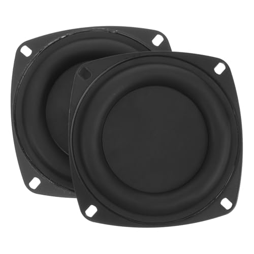 SOLUSTRE 2Stücke Lautsprecher Vibrationsmembran Bassplatte für Autolautsprecher Robustes Material Einsatz Kfz Audiozubehör SOLUSTRE 2Stücke Lautsprecher Vibrationsmembran Bassplatte für Autolautsprecher Robustes Material Einsatz Kfz Audiozubehör von SOLUSTRE