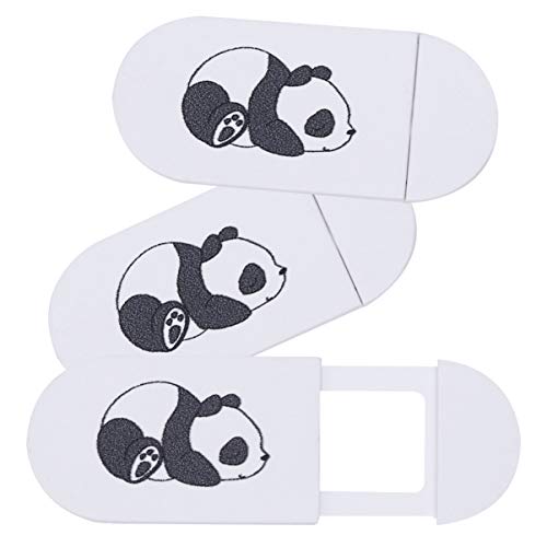 SOLUSTRE 3 Stück Plastik Webcam Abdeckung Folie Niedlichen Panda Muster Web Kamera Abdeckung Privatsphäre Kamera Schieberegler für Laptop-Computer Telefone Tablets SOLUSTRE 3 Stück Plastik Webcam Abdeckung Folie Niedlichen Panda Muster Web Kamera Abdeckung Privatsphäre Kamera Schieberegler für Laptop-Computer Telefone Tablets von SOLUSTRE