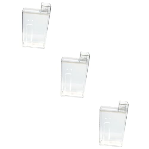 SOLUSTRE 3 Stück Wäsche-Aufbewahrungsbox Transparent Sub-Flasche Wäschebehälter Lotion-Flaschenbehälter Reise-Flüssigkeitsbehälter Flüssigkeits-Sub-Flasche Die von SOLUSTRE