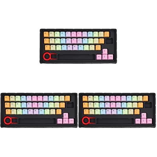 SOLUSTRE 37 PC- Computer- Tastatur Kappen Regenbogen- Hintergrundbeleuchtung Pbt Tastenkuppen Ersatz- Gaming- Mechanische Tastenkuppen Geeignet für Den Universellen Gross DIY Personifizierte von SOLUSTRE