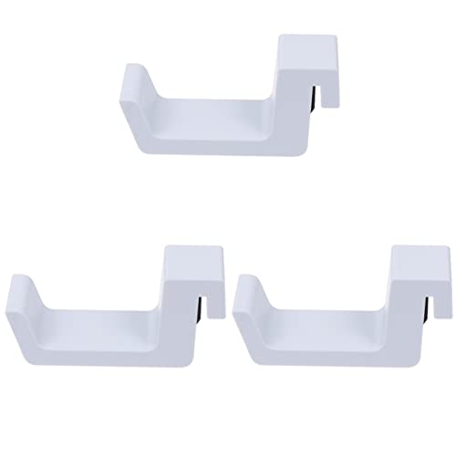 SOLUSTRE 3st Kopfhörer-aufbewahrungsregal Kopfhörerhalter Over-Ear-Headset-Haken Gaming-Headset-aufhänger Headset-Rack Haken Zum Aufhängen Von Kopfhörern Abs Zubehör Am Ohr Montiert von SOLUSTRE