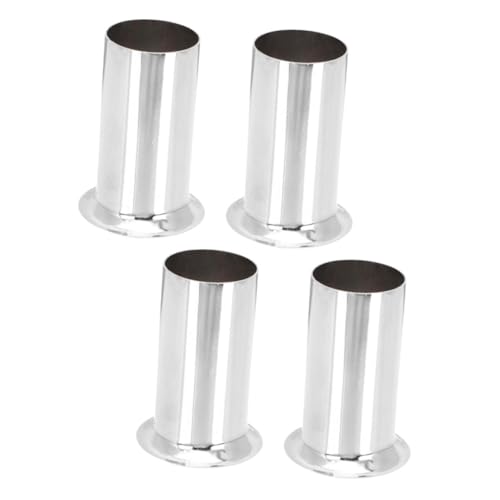 SOLUSTRE 4 Stück Lampenhülse steckdosen Licht Steckdose LED-Lampen-Set Kronleuchter- Chromlampe Wandleuchte mit Schalter Abdeckung der Leuchte Wandleuchten Lampenkabel Eisen Silber von SOLUSTRE