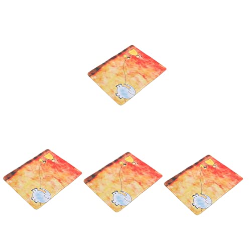 SOLUSTRE 4 Stück Mauspad Kawaii-pad Quadratisches Pad Gummimatte Mousepad-matte Gaming-matte Anti-rutsch-pad Schreibtischunterlage Rutschfeste Unterlage Natürliches Gummi Rechner SOLUSTRE 4 Stück Mauspad Kawaii-pad Quadratisches Pad Gummimatte Mousepad-matte Gaming-matte Anti-rutsch-pad Schreibtischunterlage Rutschfeste Unterlage Natürliches Gummi Rechner von SOLUSTRE