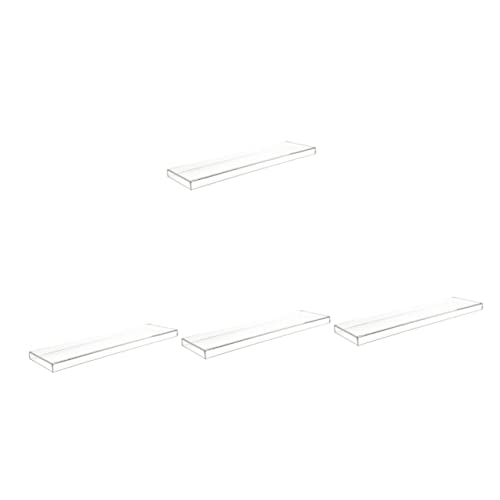 SOLUSTRE 4 Stück Tastaturabdeckung Tastaturhülle Acryl Monitorständererhöhung Klare Laptopständer Für Schreibtisch Mechanische Tastatur Tastaturschutzabdeckung Klaviatur Schutzkappe von SOLUSTRE