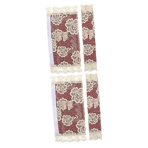 SOLUSTRE 4 Stück Türgriffabdeckung Kühlschrankabdeckung Geschirrspüler Türgriffschutz Weihnachtstürabdeckung Spitzenbesatz Schutzhandschuhe Für Ofen Polyester Handhaben Staubschutzhaube SOLUSTRE 4 Stück Türgriffabdeckung Kühlschrankabdeckung Geschirrspüler Türgriffschutz Weihnachtstürabdeckung Spitzenbesatz Schutzhandschuhe Für Ofen Polyester Handhaben Staubschutzhaube von SOLUSTRE