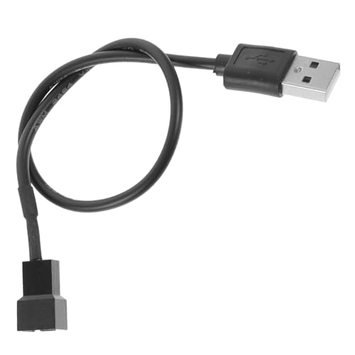 SOLUSTRE 5St Kabel USB auf 3- Netzteilkabel USB adapterkabel lüfterkabel Adapter Computer-Fan Lüfter Netzkabel Konvertierungslinie Nähen 3 Laptop-Schreibtisch von SOLUSTRE