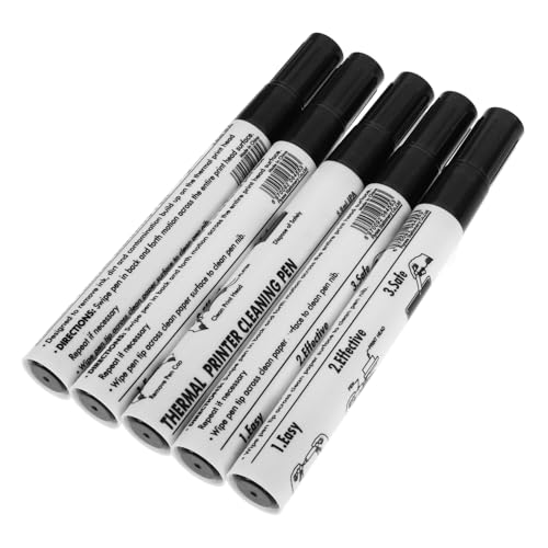 SOLUSTRE 5st Alkohol-reinigungsstift Drucker Effizienter Reinigungsstift Kopfhörer-reinigungsstift Druckkopfreinigungs-toolset Stiftreiniger Zuverlässiger Reinigungsstift Pp von SOLUSTRE