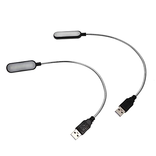 SOLUSTRE 6 STK USB-computerlicht Led-Laptop-licht Computer Laptops Notebook-Lampe Praktische Laptoplampe USB-licht Für Laptop USB-Laptop-Lampe Metallschlauch Nachtlicht Fortschrittlich von SOLUSTRE